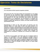 ANALISIS Y TOMA DE DECISIONES