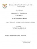 IMPORTANCIA DE ENSEÑAR CIENCIAS NATURALES EN PRIMARIA