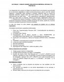 Actividad Ensayo sobre creación de empresa, entidad y/o proyecto