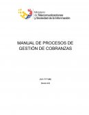 Formato de Manual de Procesos de Gestión de Cobro