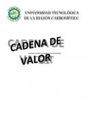 CADENA DE VALOR Actividades primarias