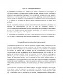 ¿Qué es el emprendimiento?