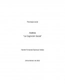 Análisis “La Cognición Social”