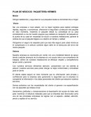 PLAN DE NEGOCIO PAQUETERÍA HERMES