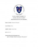 Espacio curricular: Filosofía de la Educación