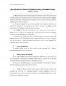 Plan de Gestión de la Colección de la Biblioteca Popular Victorio Eugenio Cardozo