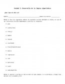 Unidad 2: Desarrollo de la lógica algoritmica