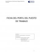 FICHA DEL PERFIL DEL PUESTO