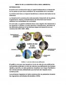 IMPACTO DE LA CONSTRUCCIÓN A NIVEL AMBIENTAL