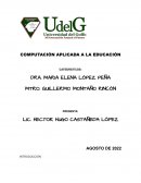 Computacion aplicada a la educacion