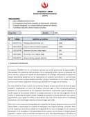 Esquema del informe del proyecto