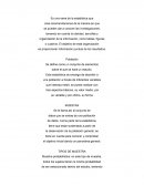 Definiciones de estadistica