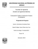 Computación Grafica e Interacción Humano Computadora. Propuesta de Proyecto