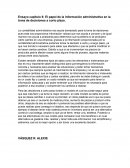 Capitulo 8: importancia papel administrativo