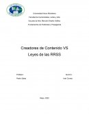 Creadores de Contenido VS Leyes de las RRSS
