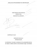 PROCEDIMIENTOS DE IMPORTACION