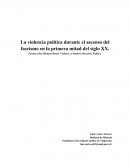 La violencia política durante el ascenso del fascismo en la primera mitad del siglo XX