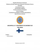 DESARROLLO Y CRECIMIENTO ECONÓMICO DE FINLANDIA