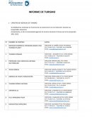Informe de turismo