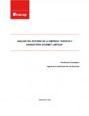 ANÁLISIS DEL ENTORNO DE LA EMPRESA “EVENTOS Y BANQUETERÍA GOURMET LIMITADA”