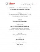 ANALISIS DE PRUEBAS SUSTANTIVAS Y DE CUMPLIMIENTO EN AUDITORIA