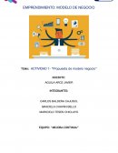 ACTIVIDAD 1- “Propuesta de modelo negocio”