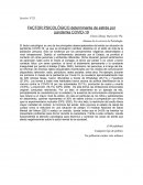 FACTOR PSICOLÓGICO determinante de estrés por pandemia COVID-19
