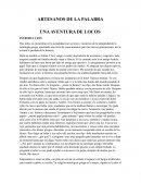 ARTESANOS DE LA PALABRA UNA AVENTURA DE LOCOS