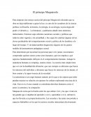 El príncipe Maquiavelo