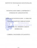 INVESTIGACION SORE LA DEPRESION Y ANSIEDAD EN ADOLENCENTES