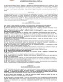 Acuerdo para convivencia escolar