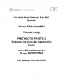 Esbozo de plan de desarrollo