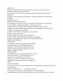 Reacciones químicas. Uso correcto de los equipos y materiales dentro de los laboratorios