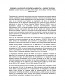 RESUMEN: VALORACIÓN ECONÓMICA AMBIENTAL – PARQUE TAYRONA