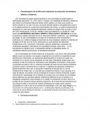 Caracterización de la UNA como institución de educación universitaria, abierta y a distancia