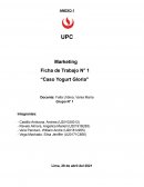 Marketing Ficha de Trabajo N° 1 “Caso Yogurt Gloria”