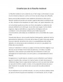 Enseñanzas de la filosofía medieval