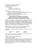 TEORÍAS DE LA GESTIÓN EMPRESARIAL