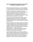 ANÁLISIS DE COMPONENTES PRINCIPALES DE NUESTRA REGRESIÓN LA DEMANDA DE LA PAPA
