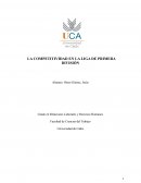 COMPETITIVIDAD EN LA LIGA DE PRIMERA DIVISIÓN