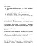 Explicación del proceso de fotosíntesis aprendido en clase