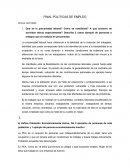 FINAL POLITICAS DE EMPLEO