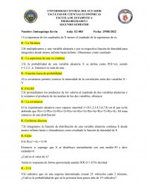 ESCUELA DE ESTADÍSTICA PROBABILIDADES 1. Página 1