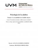 Psicología de la adultez Ensayo: La sexualidad en el adulto mayor