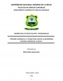 PROCESO CONTABLE AL 31 DE MAYO DEL 2022 DE LA UNIVERSIDAD NACIONAL AGRARIA DE LA SELVA
