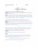 Algorítmos ¿Cuál es su peso y edad?