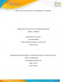 PSICOLOGÍA: CAMPO DE CONOCIMIENTO Y ACTUACIÓN