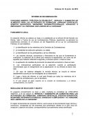 INFORME DE RECOMENDACION SERVICIO ELECTRICO