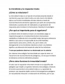 La microbiota y la respuesta innata