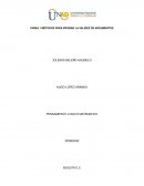 MÉTODOS PARA PROBAR LA VALIDEZ DE ARGUMENTOS